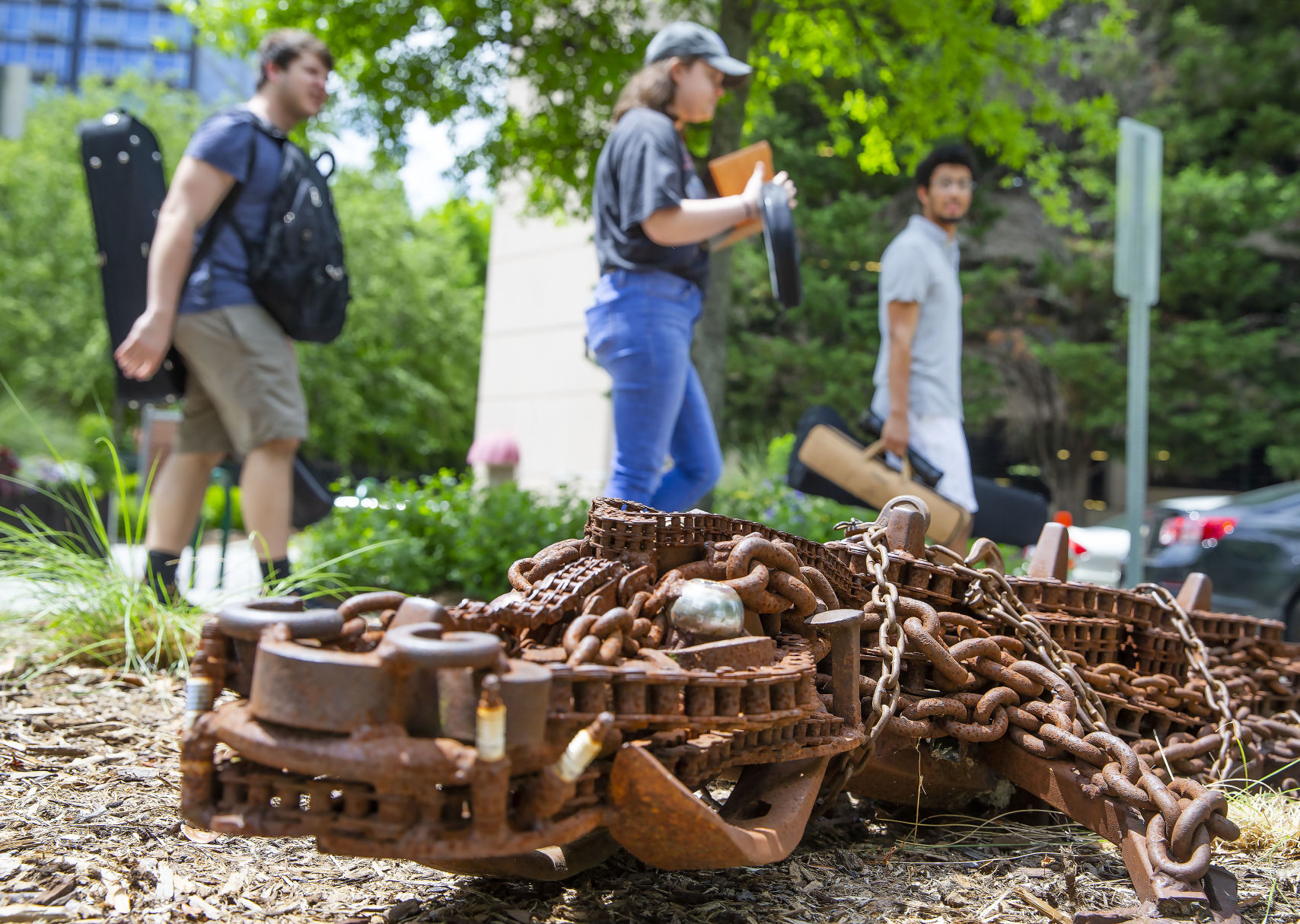 LeBauer Park outdoor sculptures